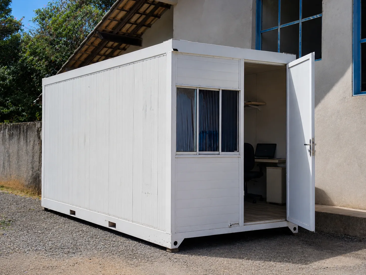 Exemplo de escritórios modulares